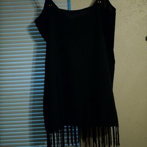 Black Tassel Dress
